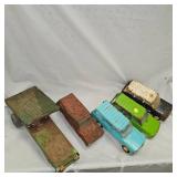 Lot of 4 Jeeps and Truck Frame