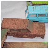 Lot of 4 Jeeps and Truck Frame