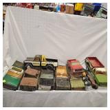 Lot of 8 Nylint Trucks and Parts