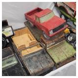Lot of 8 Nylint Trucks and Parts
