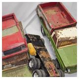 Lot of 8 Nylint Trucks and Parts