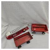 Lot of 2 Flare Wagons and Hook n Ladder Trailers