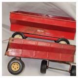 Lot of 2 Flare Wagons and Hook n Ladder Trailers