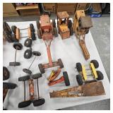 Huge Lot of Road Graders, Structo and Parts