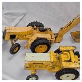 Lot of 4 International Die Cast Back Hoes