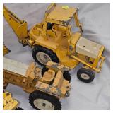 Lot of 4 International Die Cast Back Hoes