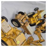 Lot of 4 International Die Cast Back Hoes