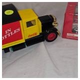 Coca Cola Clock Truck and 1:45 Scale 1960 Delivery Van