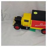 Coca Cola Clock Truck and 1:45 Scale 1960 Delivery Van