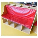 Rm 205 - 3 pieces of wood furniture with storage