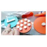 Rm 206 -  3 chairs, 2 desks and contents