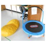 Rm 206 - trampoline and fitball
