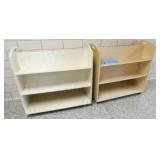 by Rm 206 - 2 double sided bookcase carts 36x18x36