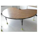 Rm 204 -  Half moon table 71x48 with chair