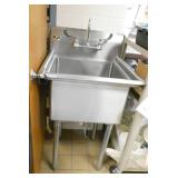 K - stainless sink 25x25x37 tall