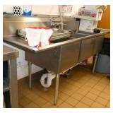 K - 3 hole wash sink