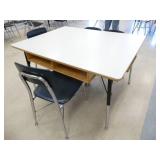 Rm 215 - desk and 4 chairs
