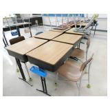 Rm 216 - 6 desks and chairs