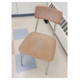 Rm 218 - steel Desk, chair, file cabinet, floor mat