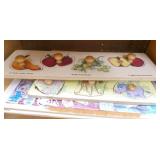 ECFE - Bookshelf and contents on 2 scooters