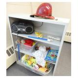 ECFE - bookshelf with contents