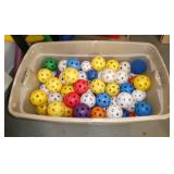 GymO- large tote of whiffle balls