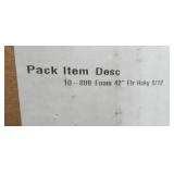 GymO- Brand new box of 10 plastic/foam floor hockey sticks 42 inch and box of floor posts/markers