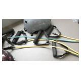 GymO- Two bicycle helmets, jump ropes