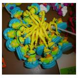 GymO- Lot of approx 80 Backpack friends, trading cards, new jump ropes, bracelets