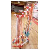 GymS- Mobile rack full of jump ropes