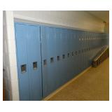 by 115 - 31 lockers - 9 inch wide