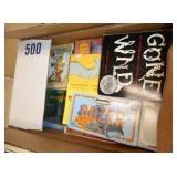 Rm 115 - 3 boxes full of books