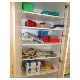 Rm 115 - Bookcase 36x12x80 and two cabinets each 36x24x80 with contents