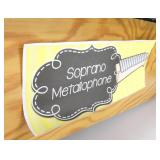 Rm 114B - Metal xylophone with wood base