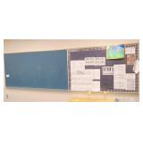 Rm 114B - 8 ft chalkboard, 6 ft cork board