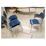 Rm 111B - 6 blue chairs