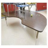 Rm 111B - half moon table and 4 chairs