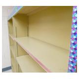 Rm 111B - painted wood bookcase