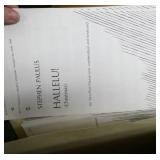 Rm 110 - 2 file cabinets full of sheet music