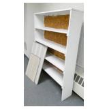 Rm 110 -  Rest of the room, 4 wood bookcases, desk, chairs