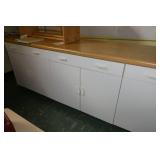 Rm 101A - cabinet 9 ft long x 25 deep x 36 tall