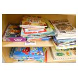 Rm 101A - bookcase and contents of books etc