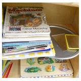 Rm 101A - bookcase and contents of books etc