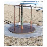 outside - THREE Small 3 position merry go rounds