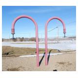 Outside - Two Candy Canes ? Commercial School Playground Equipment