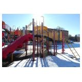 Outside - Master of All Commercial Park or School Playgrounds - Slides Ladders Poles