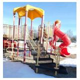 Outside - Master of All Commercial Park or School Playgrounds - Slides Ladders Poles