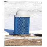 outside - Two garbage receptacles