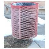 outside - Two garbage receptacles