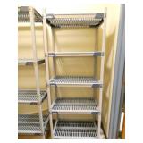K - Three Metro Max shelving units approx 24x16 and 30x12